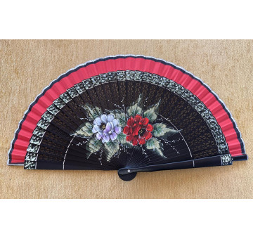 Abanico rosas