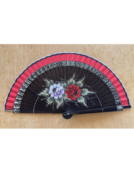 Abanico rosas