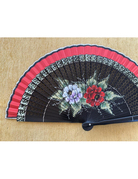 Abanico rosas
