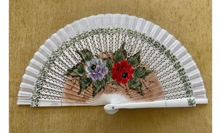 Abanico rosas