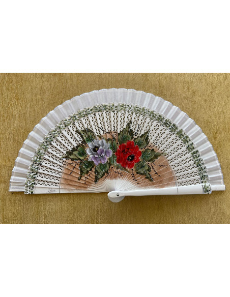 Abanico rosas