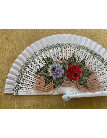 Abanico rosas