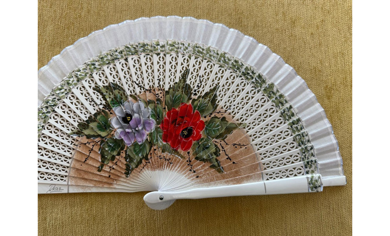 Abanico rosas