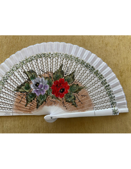 Abanico rosas