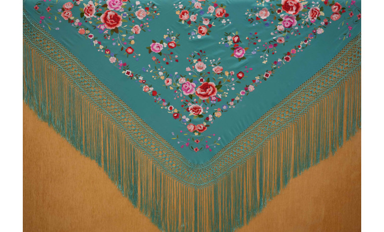 Mantón mano seda 140cm