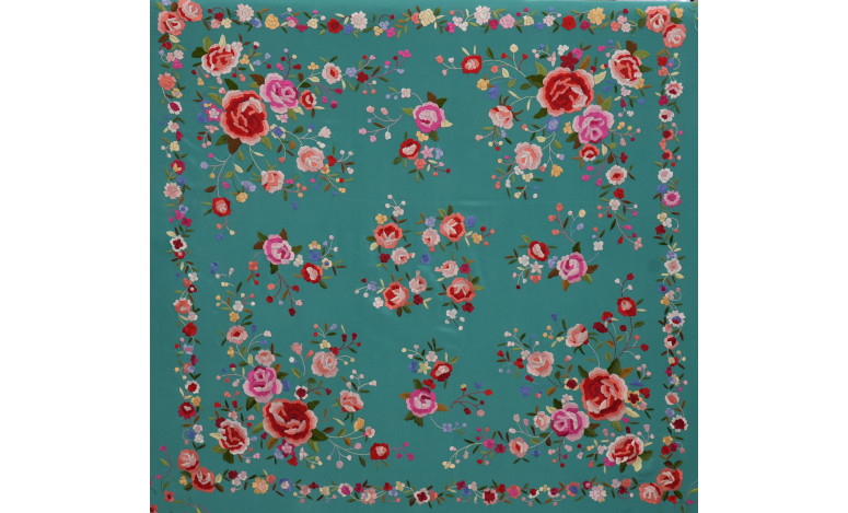 Mantón mano seda 140cm