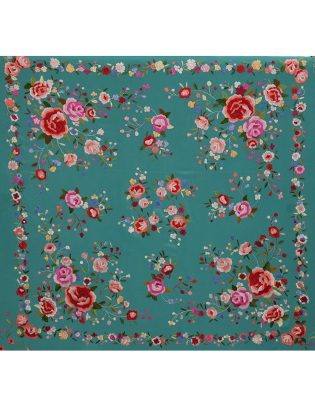 Mantón mano seda 140cm