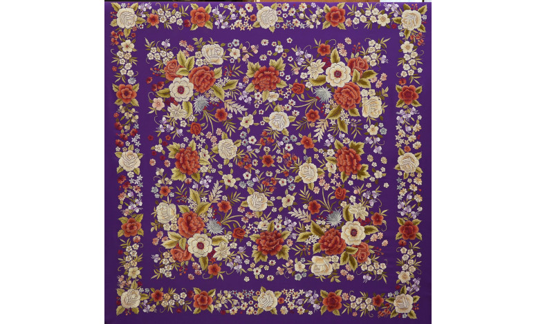 Mantón mano seda 140cm