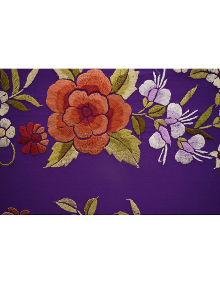Mantón mano seda 140cm