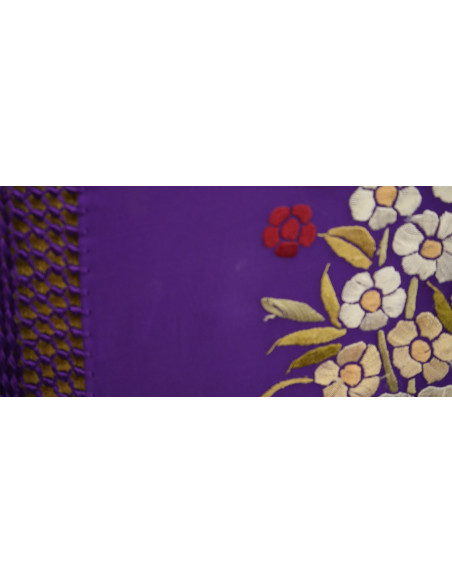 Mantón mano seda 140cm