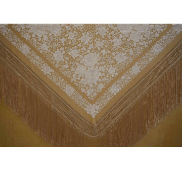 Mantón mano seda 155cm
