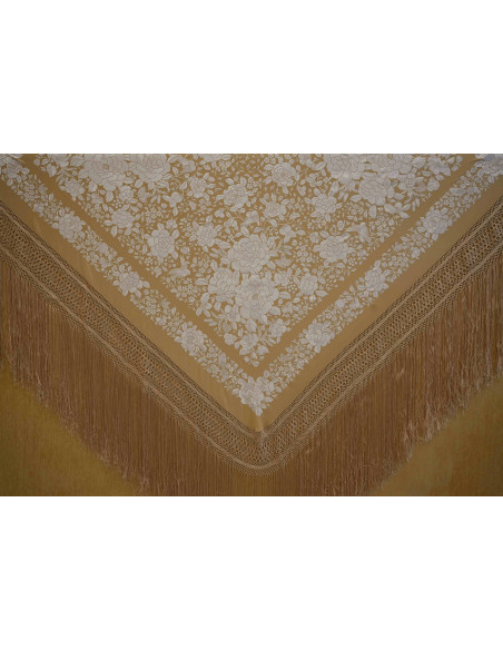 Mantón mano seda 155cm