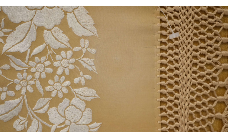 Mantón mano seda 155cm
