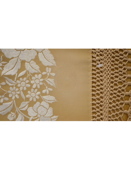 Mantón mano seda 155cm