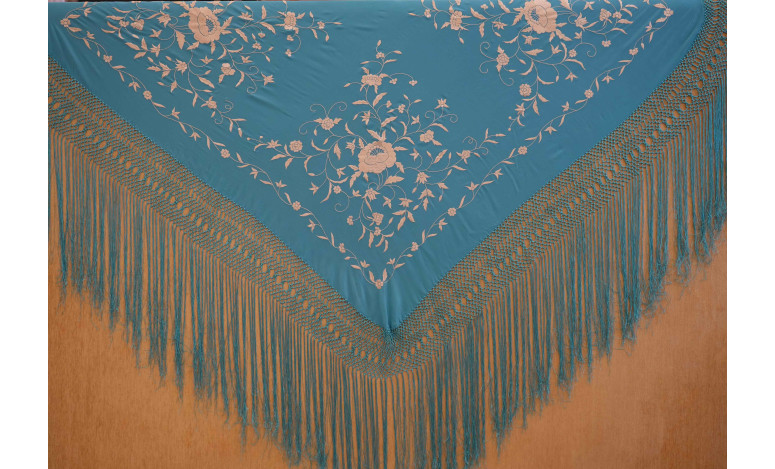 Mantón mano seda 140cm