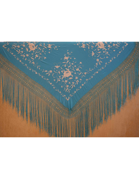 Mantón mano seda 140cm