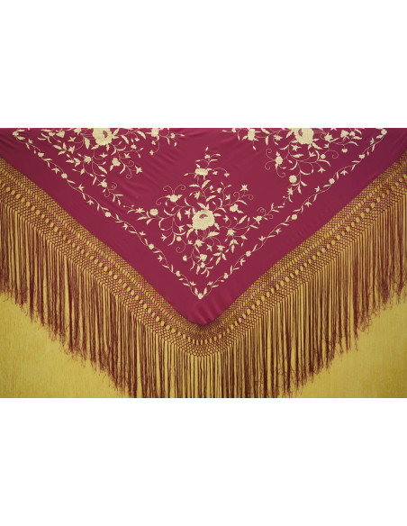 Mantón mano seda 140cm