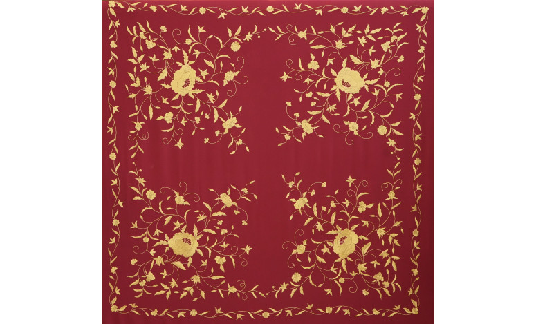 Mantón mano seda 140cm