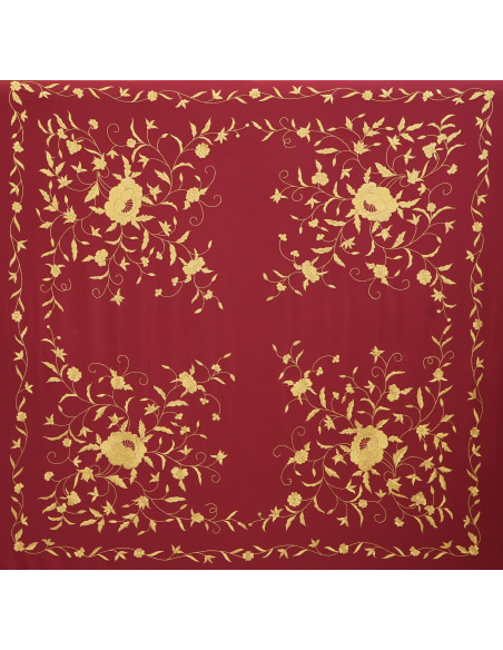 Mantón mano seda 140cm