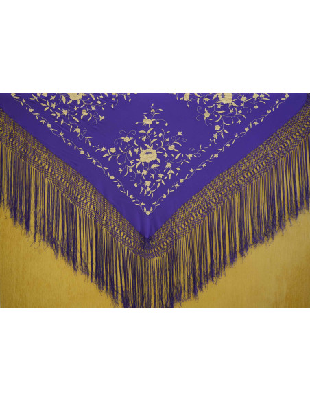Mantón mano seda 140cm