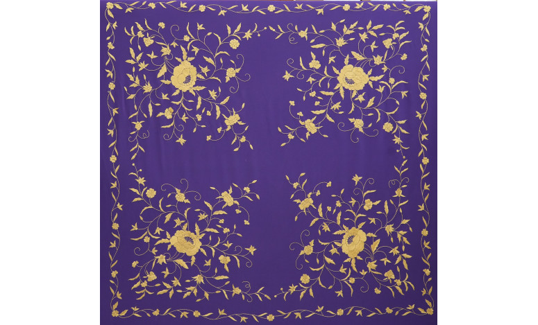 Mantón mano seda 140cm