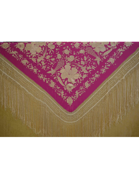 Mantón mano seda 140cm