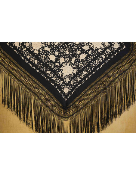 Mantón mano seda 140cm