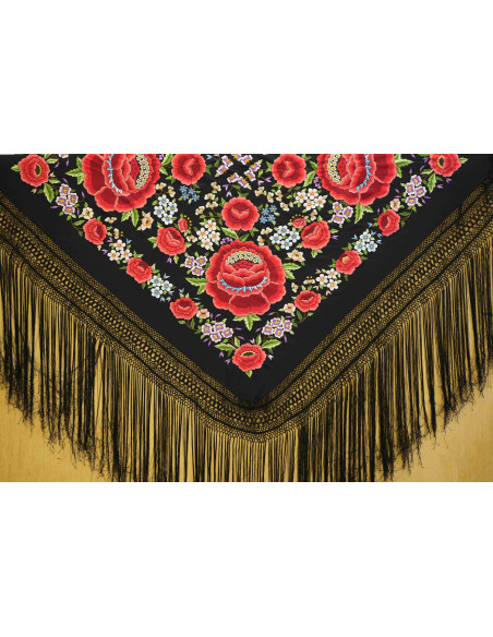 Mantón mano seda 140cm