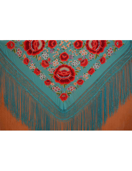 Mantón mano seda 140cm