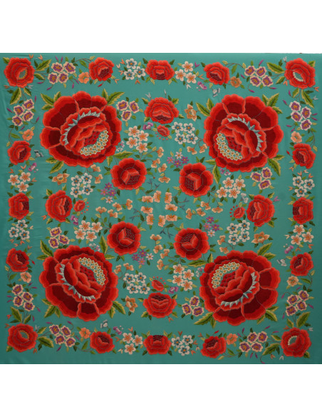 Mantón mano seda 140cm