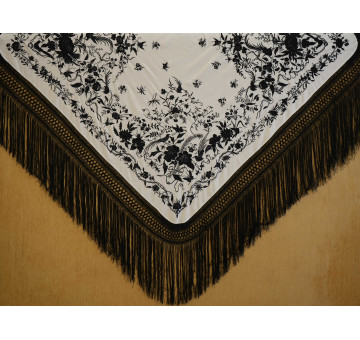 Mantón máquina isabelino 150cm