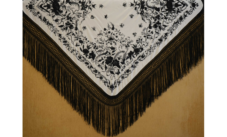Mantón máquina isabelino 150cm
