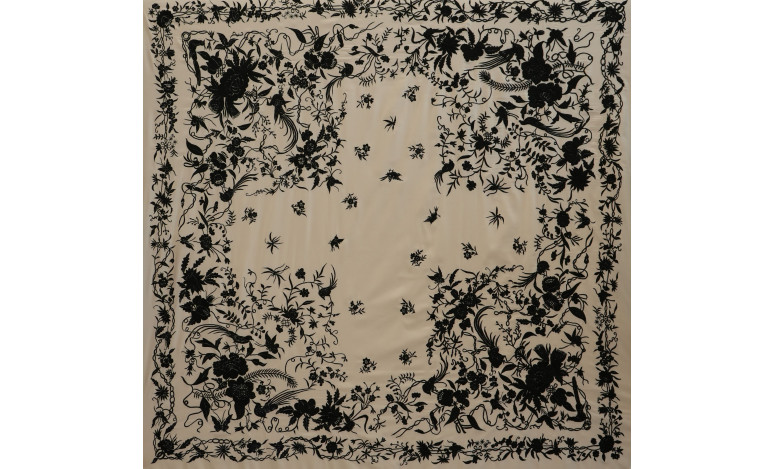Mantón máquina isabelino 150cm