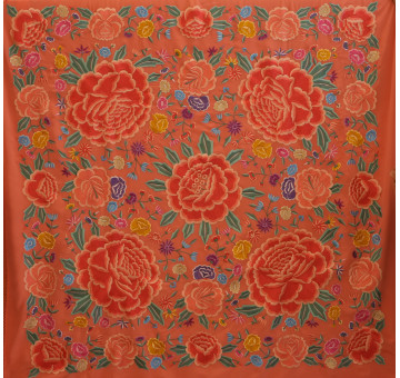 Mantón bordado a máquina 150cm 2