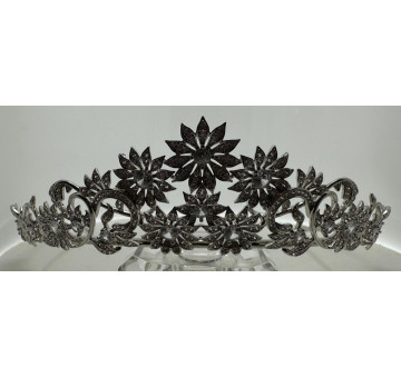 Tiara rodio flores