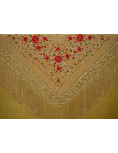 Mantón mano seda 140cm