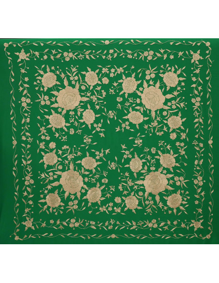 Mantón mano seda 140cm