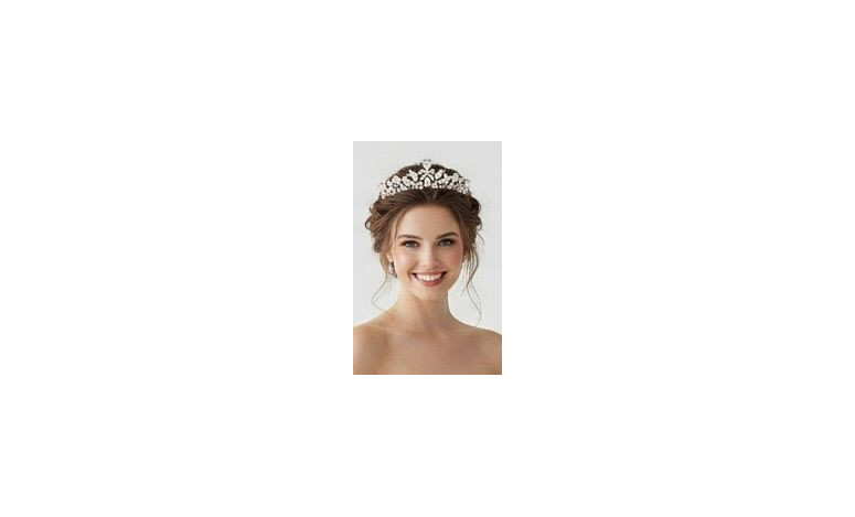 Tiara rodio dorada