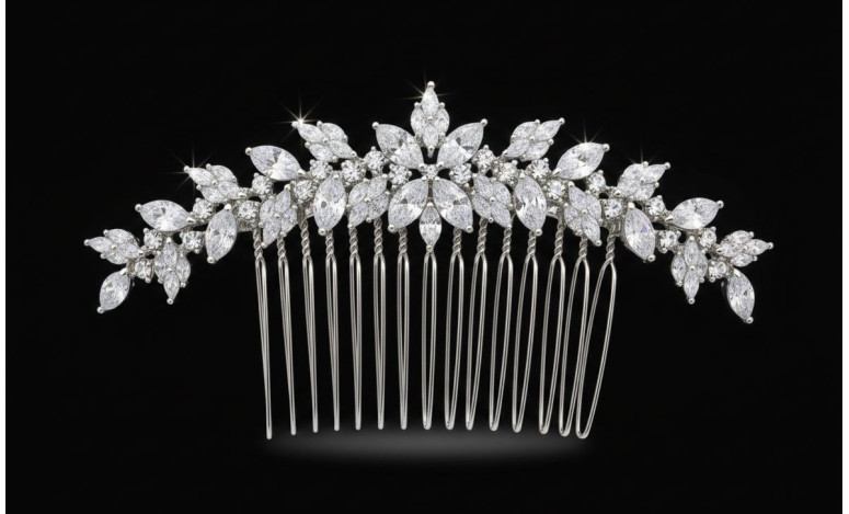 Peinecillo flores cristal