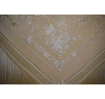 Mantón mano seda 140cm