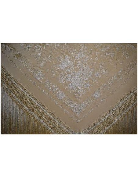 Mantón mano seda 140cm