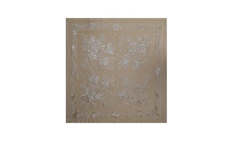 Mantón mano seda 140cm