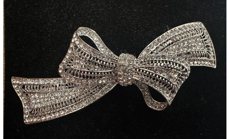 Broche lazo rodio