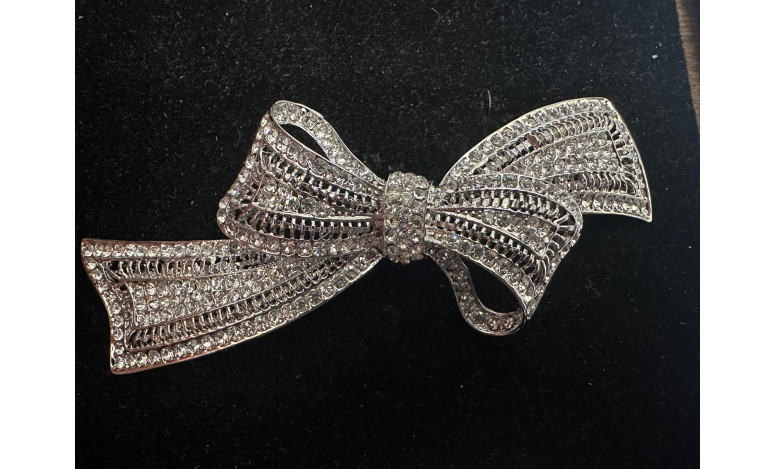 Broche lazo rodio