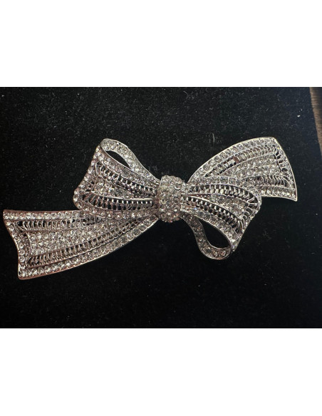 Broche lazo rodio