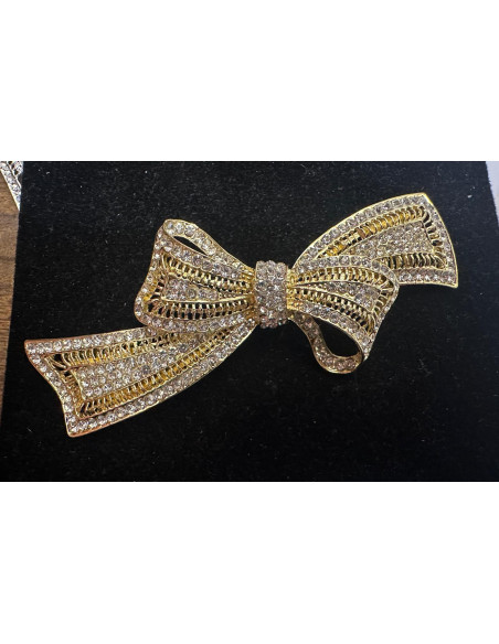 Broche lazo rodio