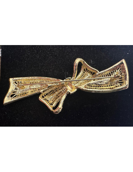 Broche lazo rodio