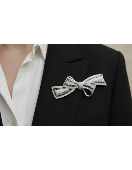Broche lazada rodio