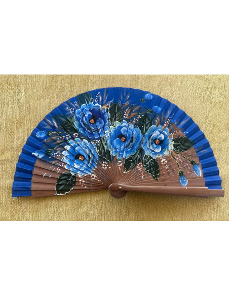Abanico bolso flores