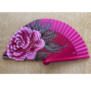 Abanico rosa grande 2